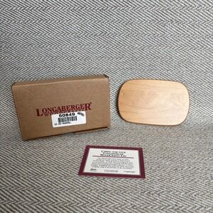 Longaberger Woodcrafts LID 2001 INAUGURAL #50849